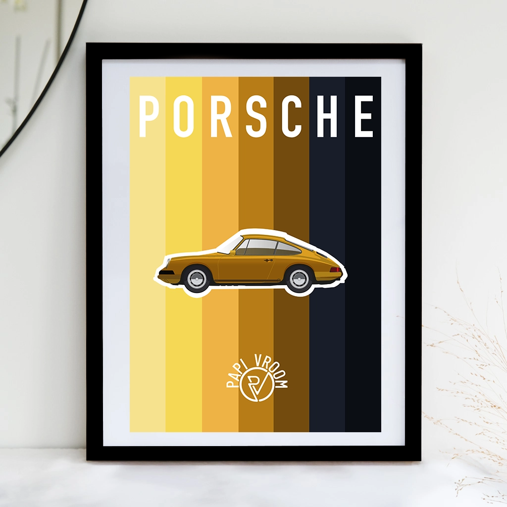 Affiche voiture ancienne Porsche – Image 2