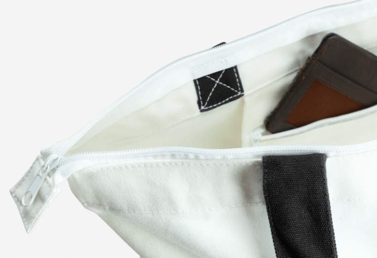 Grand Sac Zippé en Coton Austin Mini – Image 3