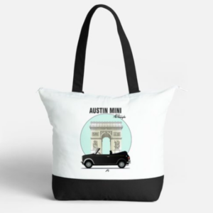 Grand Sac Zippé en Coton Austin Mini