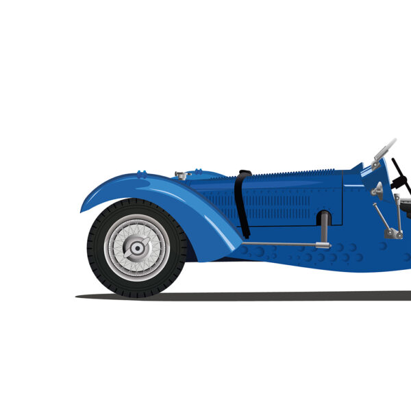Cadre Miniature Bugatti Type 35 | Papivroom