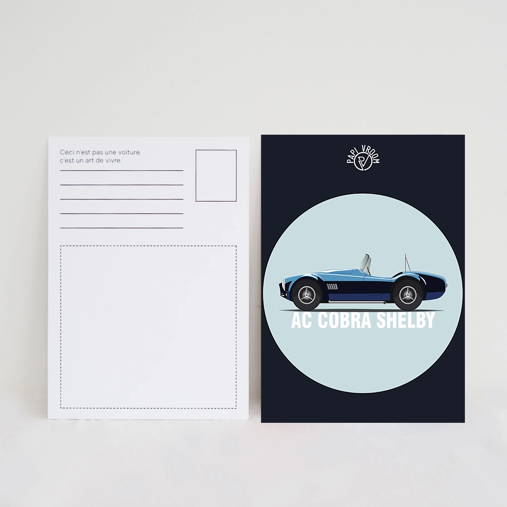 Carte Postale AC Cobra Shelby | Papivroom