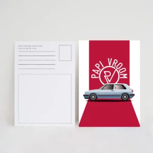 Carte Postale Golf GTI MK2 | Papivroom