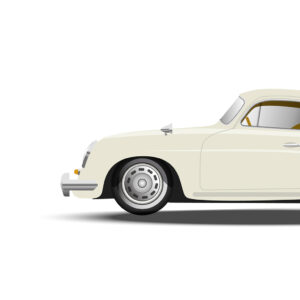 Cadre Miniature Porsche 356B | Papivroom – Image 1