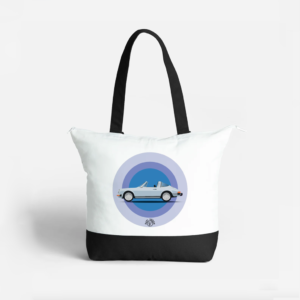 Grand Sac Zippé en Coton Porsche