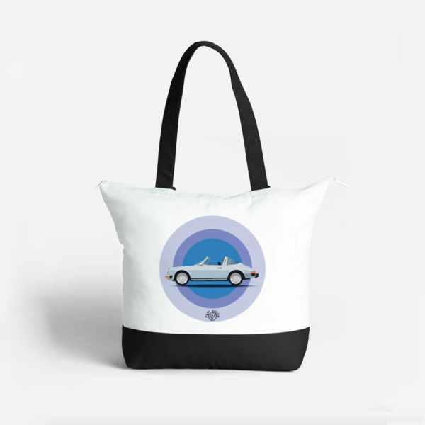 Grand Sac Zippé en Coton Porsche
