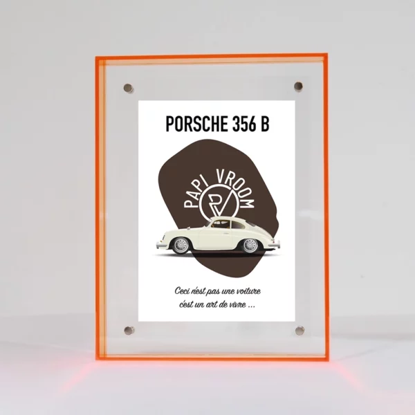 Carte Postale Porsche 356B | Papivroom