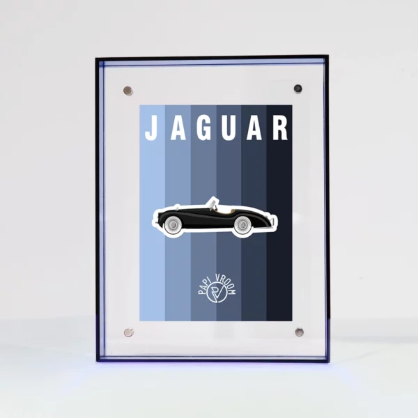 Carte Postale Jaguar XK120 | Papivroom