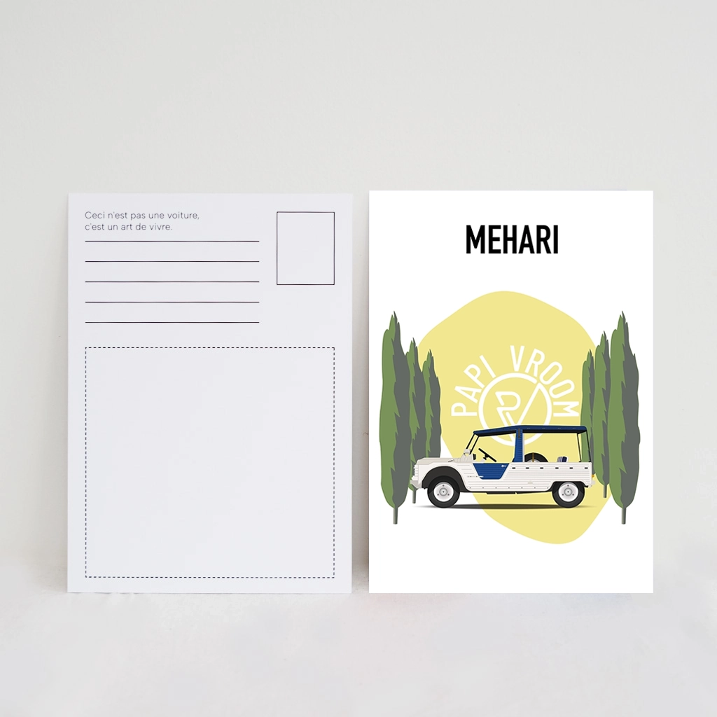 Carte Postale Citroën Méhari | Papivroom