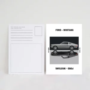 Carte Postale Ford Mustang | Papivroom