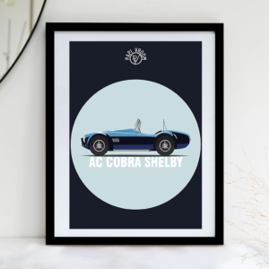 Affiche voiture ancienne AC Cobra – Image 2