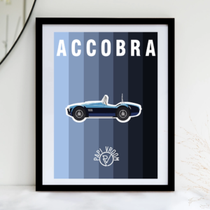 Affiche voiture ancienne AC Cobra – Image 2