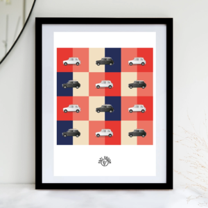 Affiche voiture ancienne Austin Mini – Image 3