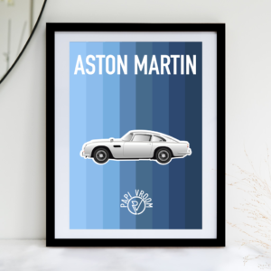 Affiche voiture ancienne Aston Martin DB5 – Image 2