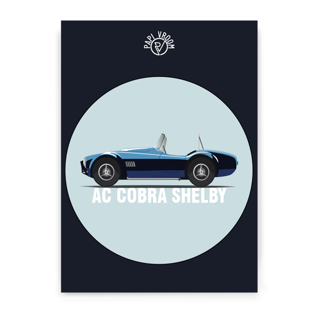 Affiche voiture ancienne AC Cobra – Image 3