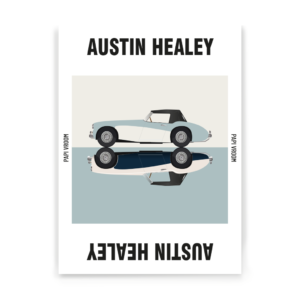 Affiche voiture ancienne Austin Healey – Image 3