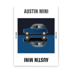 Affiche voiture ancienne Austin Mini – Image 2