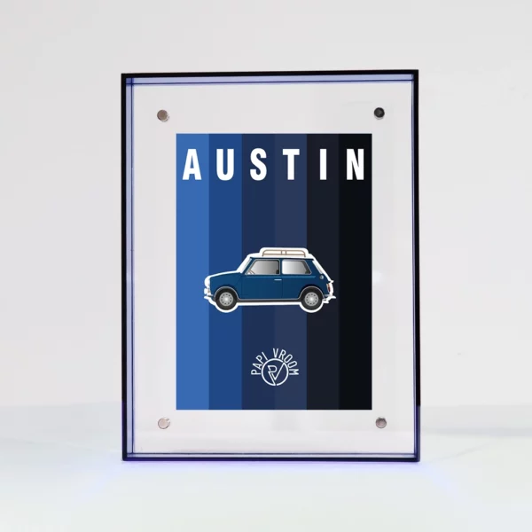 Carte Postale Austin Mini | Papivroom