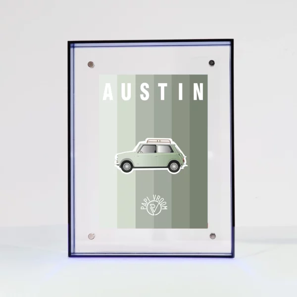 Carte Postale Austin Mini | Papivroom