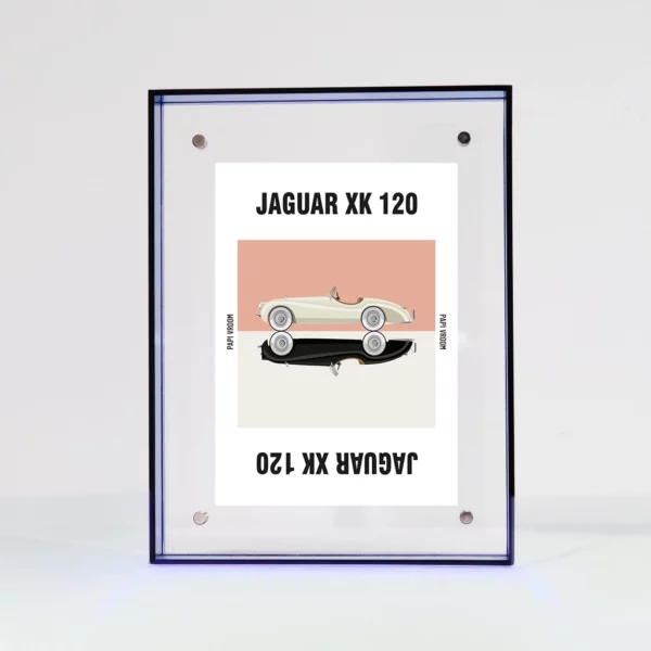 Carte Postale Jaguar XK120 | Papivroom