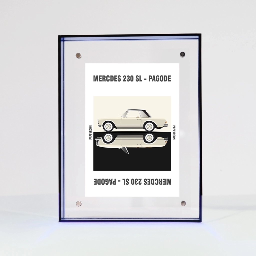 Carte Postale Mercedes 230 SL Pagode | Papivroom – Image 5