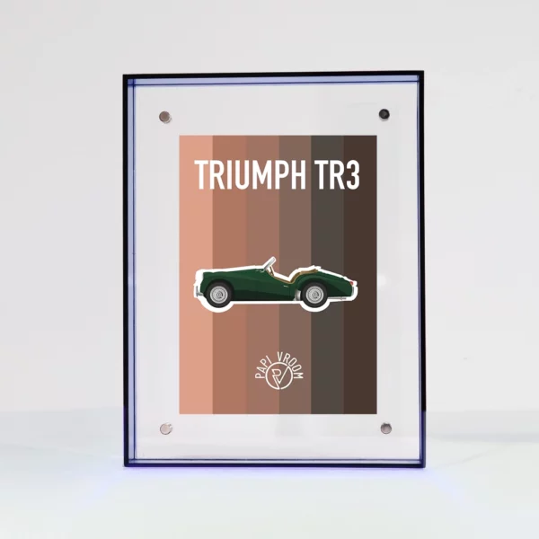 Carte Postale Triumph TR3 | Papivroom