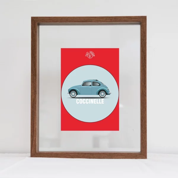 Carte Postale Volkswagen Coccinelle | Papivroom