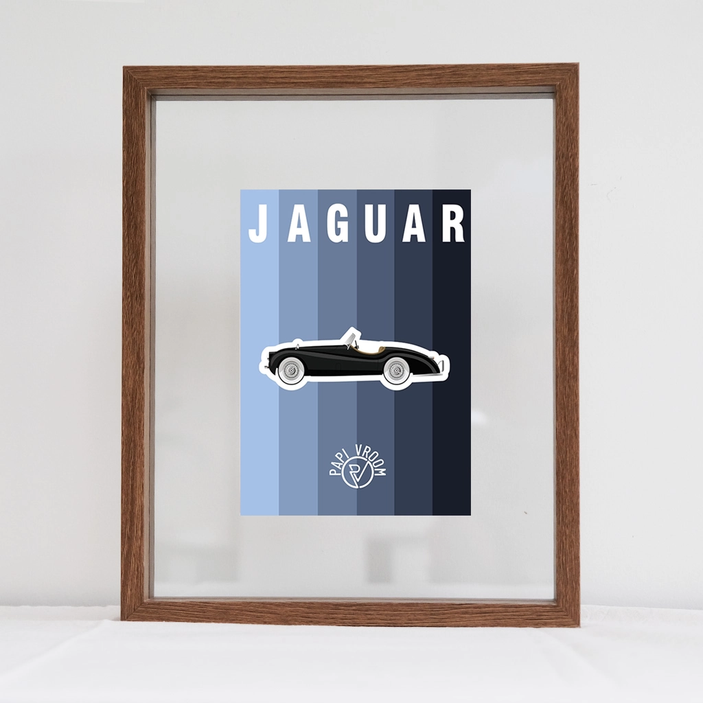 Carte Postale Jaguar XK120 | Papivroom – Image 3