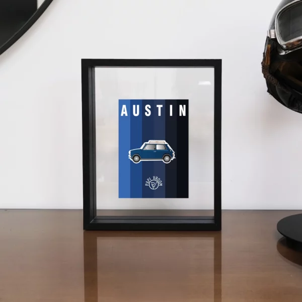 Carte Postale Austin Mini | Papivroom