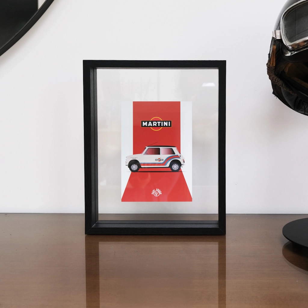 Carte Postale Austin Mini Martini | Papivroom – Image 9