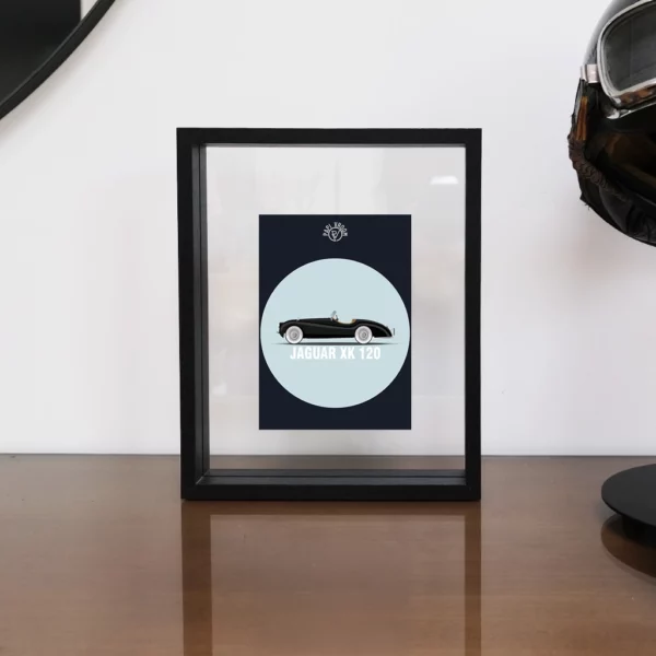 Carte Postale Jaguar XK120 | Papivroom