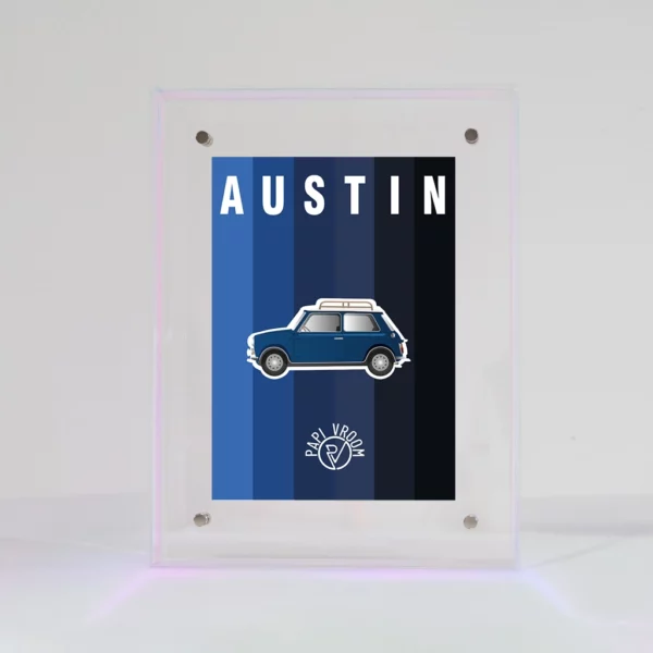 Carte Postale Austin Mini | Papivroom