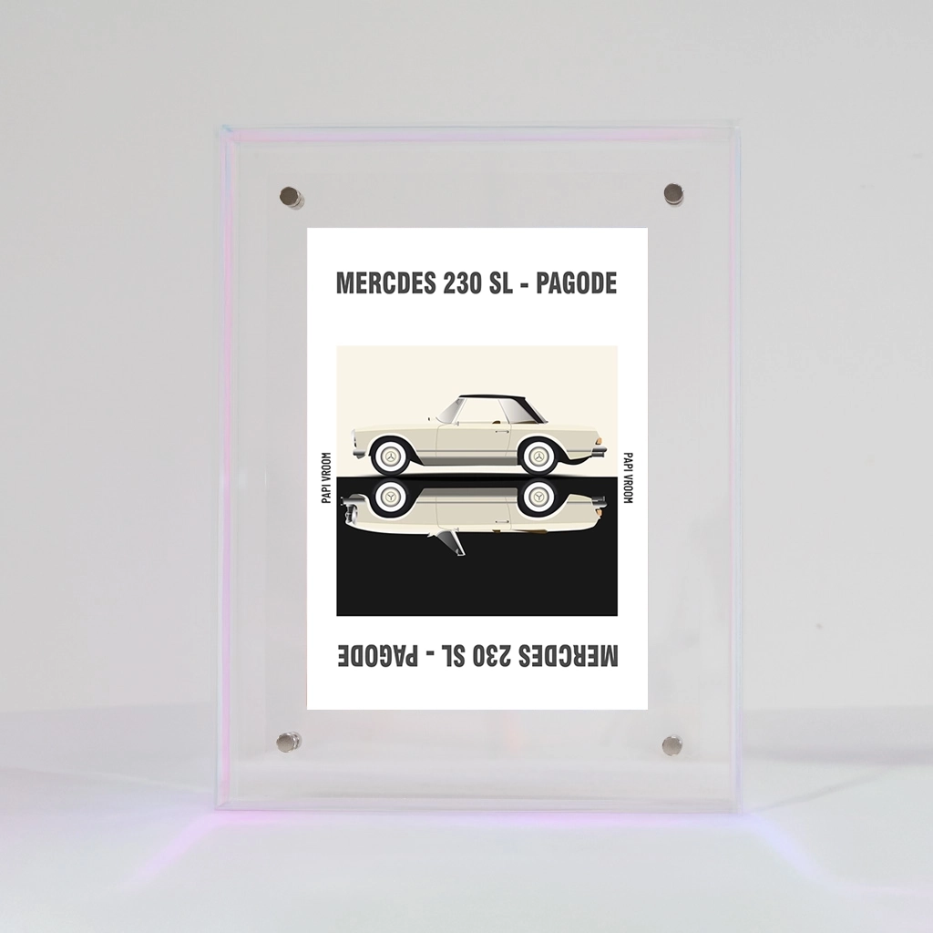 Carte Postale Mercedes 230 SL Pagode | Papivroom – Image 6