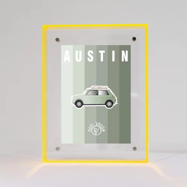 Carte Postale Austin Mini | Papivroom