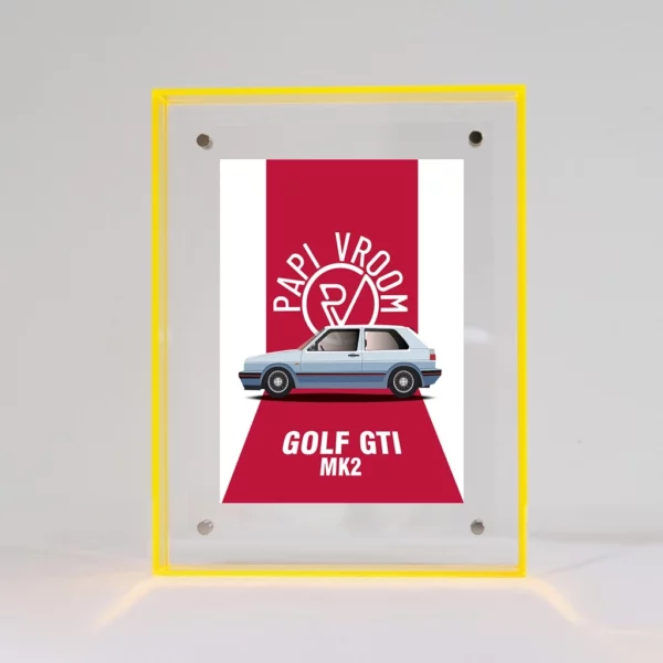 Carte Postale Golf GTI MK2 | Papivroom