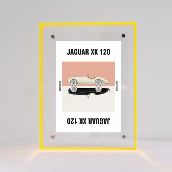 Carte Postale Jaguar XK120 | Papivroom