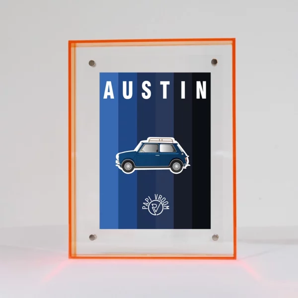 Carte Postale Austin Mini | Papivroom
