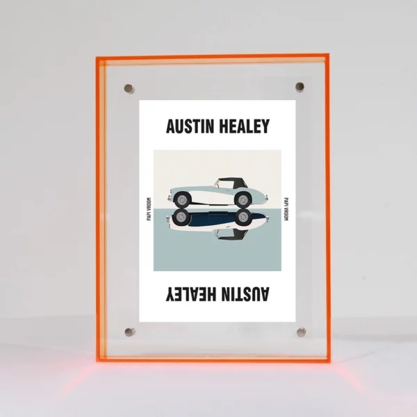Carte Postale Austin-Healey | Papivroom