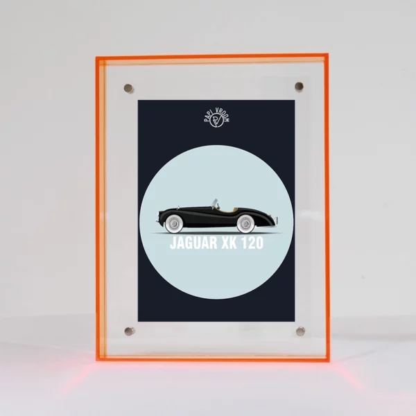 Carte Postale Jaguar XK120 | Papivroom