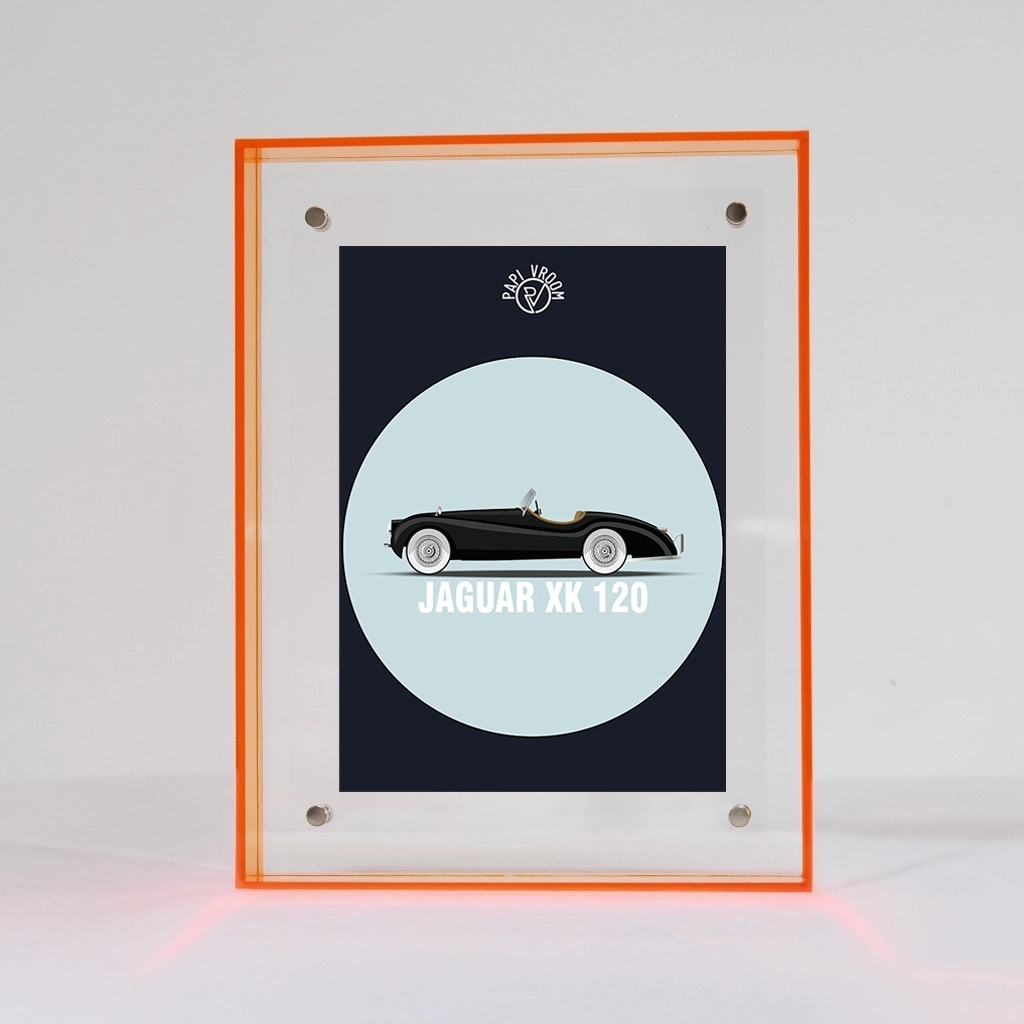 Carte Postale Jaguar XK120 | Papivroom – Image 3