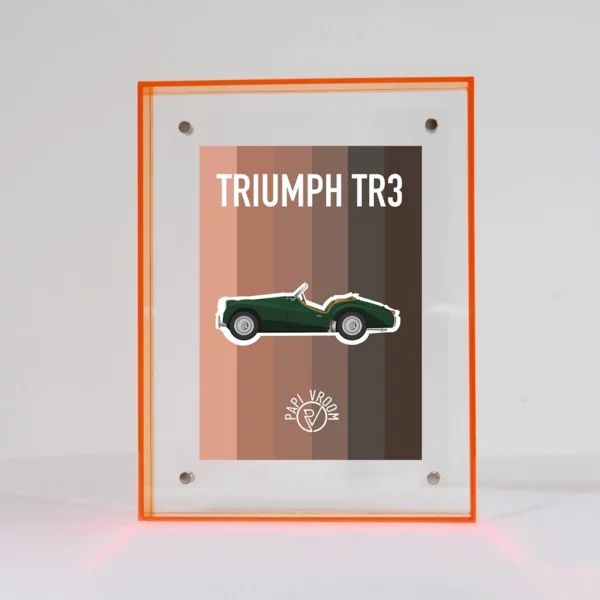 Carte Postale Triumph TR3 | Papivroom