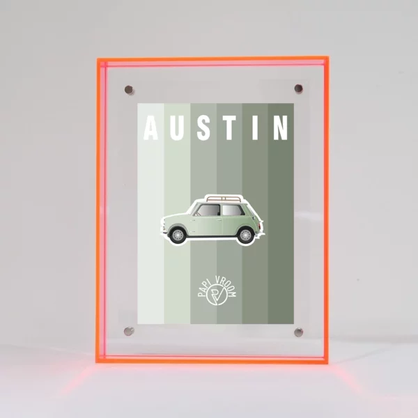 Carte Postale Austin Mini | Papivroom