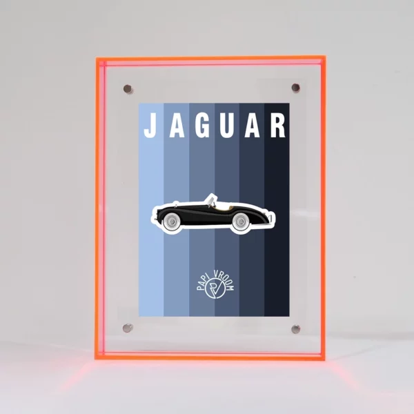 Carte Postale Jaguar XK120 | Papivroom