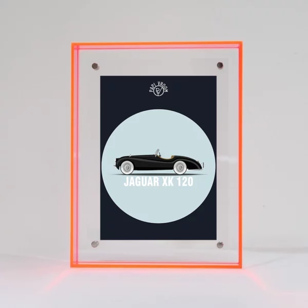 Carte Postale Jaguar XK120 | Papivroom