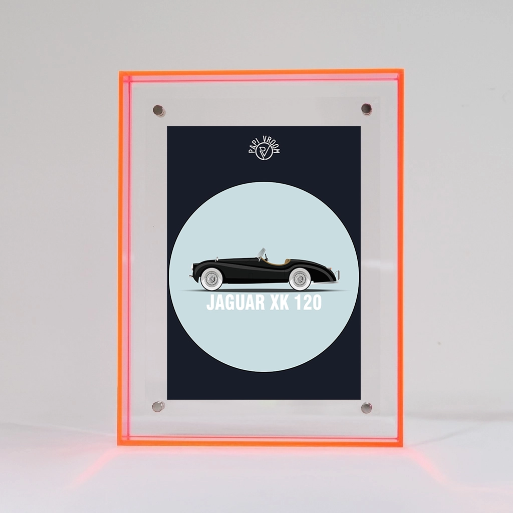 Carte Postale Jaguar XK120 | Papivroom – Image 2