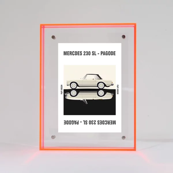 Carte Postale Mercedes 230 SL Pagode | Papivroom