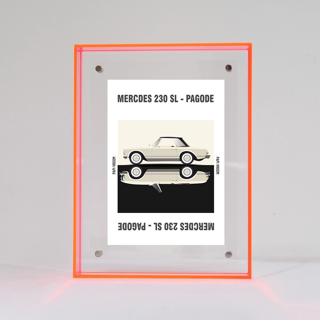 Carte Postale Mercedes 230 SL Pagode | Papivroom – Image 3
