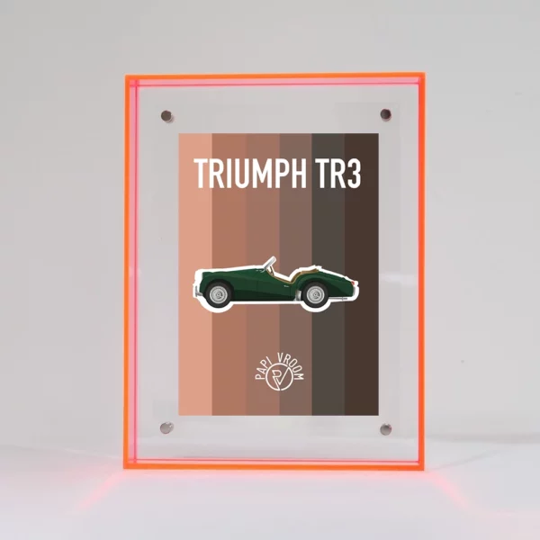Carte Postale Triumph TR3 | Papivroom