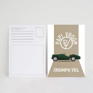 Carte Postale Triumph TR3 | Papivroom