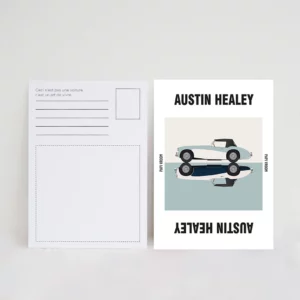 Carte Postale Austin-Healey | Papivroom