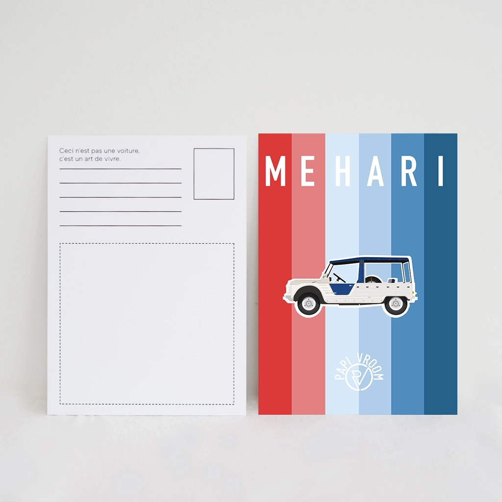 Carte Postale Citroën Méhari | Papivroom
